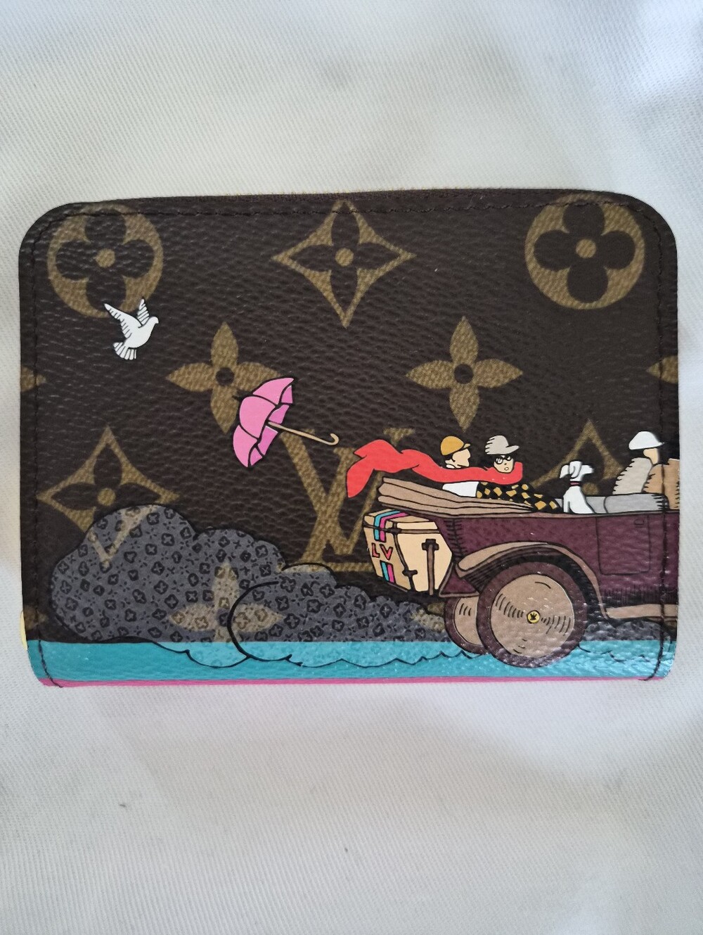 Louis Vuitton  Monogram Zippy Wallet Pouch Christmas 2015 Limited Edition